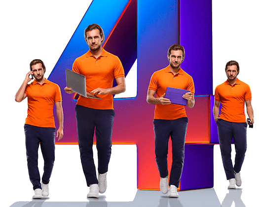 Великолепная четверка Ростелеком в&nbsp;деревня Большая Фоминка (Орловская область)